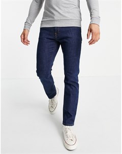 Прямые джинсы стандартного кроя винтажного оттенка индиго из органического хлопка Intelligence Clark Jack & jones