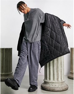 Черные выбеленные oversized джоггеры с логотипом из страз от комплекта ASOS Dark Future Asos design