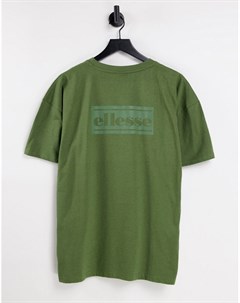 Флисовая футболка цвета хаки Ellesse
