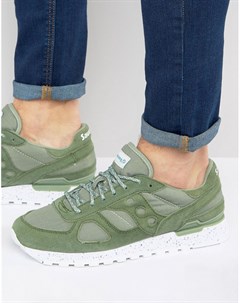 Зеленые кроссовки из ткани рипстоп Shadow Original S70300 4 Saucony
