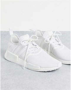 Белые кроссовки NMD_R1 Primeblue Adidas originals