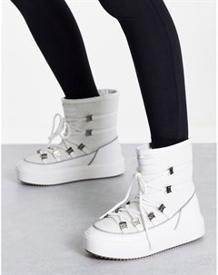Белые зимние ботинки Chiara ferragni