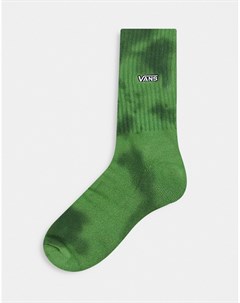 Темно зеленые носки с принтом тай дай Sycamore Vans