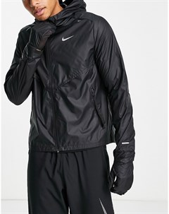 Черная непромокаемая куртка Shieldrunner Nike running
