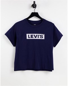 Синяя футболка с графическим принтом тай дай Levi's®