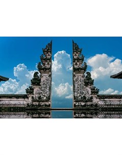 Фотообои Расколотые ворота Бали 360х254см Decoretto