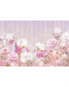 Фотообои Чувственные цветы 360х254см Decoretto