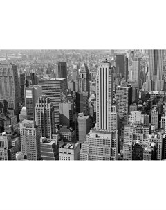 Фотообои Город в серых тонах 360х254см Decoretto