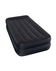 Надувная кровать Twin Pillow Rest Raised Airbed With Fiber Tech Bip 191х99х42 Intex