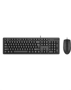Комплект клавиатура мышь KK 3330 клав черный мышь черный USB KK 3330 USB BLACK A4tech