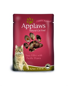 Паучи для кошек с тунцом и королевскими креветками 70 г Applaws (влажный корм)