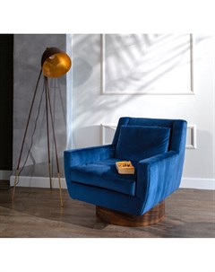 Кресло gravity blue синий 80x75x90 см Icon designe