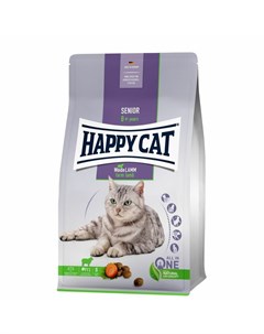 Senior сухой корм для пожилых кошек с пастбищным ягненком 0 3 кг Happy cat