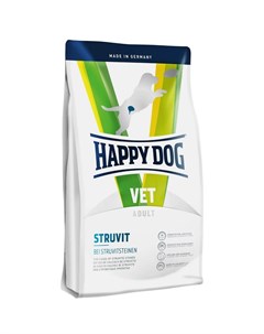 Сухой диетический корм Struvit для взрослых собак при мочекаменной болезни 4 кг Happy dog