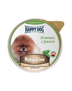 Корм для собак Natur Line Ягненок с рисом паштет ламистер 125г Happy dog