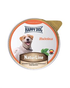 Корм для собак Natur Line Индейка паштет ламистер 125г Happy dog