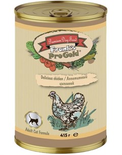 Консервы Adult Аппетитный цыпленок для кошек 415 г Цыпленок Frank's progold