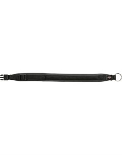 Ошейник Premium черный графит широкий с неопреновой подкладкой для собак M L 42 48 см х 20 мм Черный Trixie