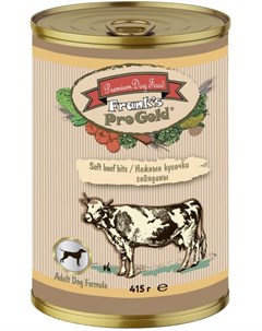 Консервы Soft beef bits Adult Dog Recipe Нежные кусочки говядины для собак 415 г Говядина Frank's progold