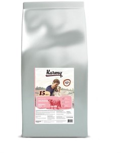 Сухой корм Delicious Medium Maxi с телятиной для привередливых собак средних и крупных пород 15 кг Т Karmy