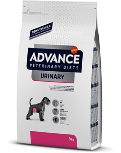 Сухой корм Urinary Canine при мочекаменной болезни для собак 3 кг Advance