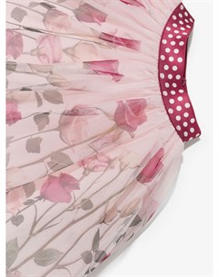 Пышная юбка с цветочным принтом Monnalisa