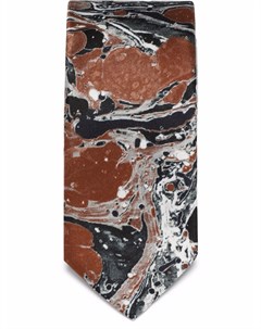 Шелковый галстук с графичным принтом Dolce&gabbana