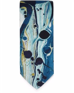 Шелковый галстук с графичным принтом Dolce&gabbana