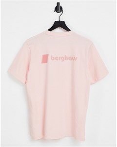 Розовая футболка с логотипом Heritage Berghaus