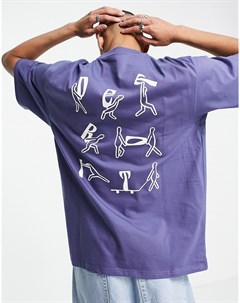 Фиолетовая футболка Removals Carhartt wip