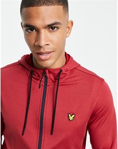 Свитшот средней плотности из впитывающей влагу ткани на молнии Sport Lyle & scott