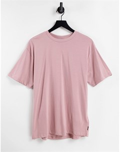 Розовато лиловая свободная футболка Essentials Only & sons