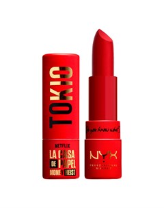 Помада для губ LA CASA DE PAPEL MONEY HEIST тон 01 rebel red Nyx professional makeup