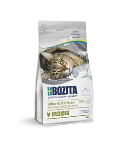 Корм для домашних и стерилизованных кошек с курицей и рисом 10 кг Bozita