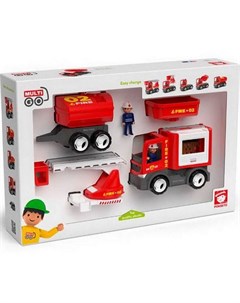 Набор игровой Спецтехника Пожарная машина 8 предметов пластмасса 27314 ТМ Efko