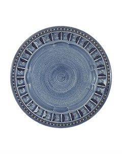 Тарелка закусочная Augusta синяя d 22 см Matceramica
