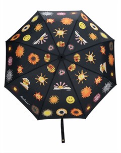 Складной зонт с графичным принтом Moschino