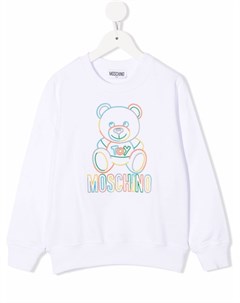 Толстовка с вышитым логотипом Moschino kids