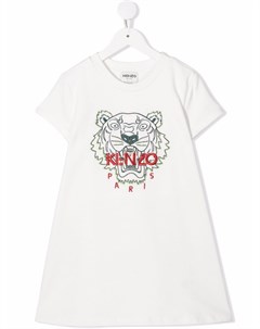 Платье с вышивкой Kenzo kids