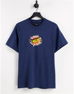 Темно синяя футболка с логотипом TNT Huf
