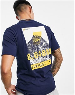 Темно синяя футболка 8000 Everest Berghaus