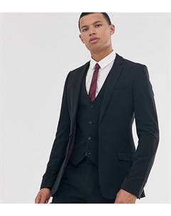 Черный супероблегающий пиджак Tall Asos design