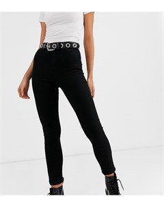 Черные зауженные джинсы с завышенной талией Callie Noisy may tall