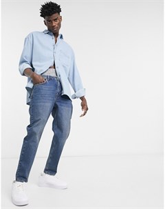 Классические джинсы винтажного темно синего цвета Asos design