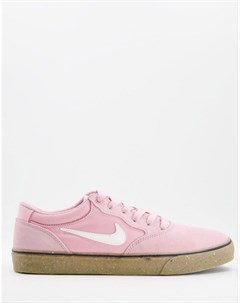 Розовые кроссовки на каучуковой подошве Chron 2 Nike sb