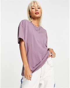 Фиолетовая oversized футболка Ultimate Asos design