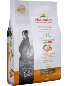 Сухой корм HFC со свежей курицей для взрослых собак средних и крупных пород 8 кг Курица Almo nature