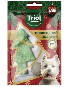 Лакомство New Year Подарки под елкой для собак 62 г Говядина Триол