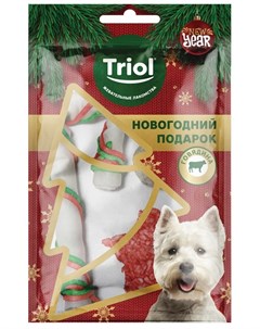 Лакомство New Year Рождественский подарок для собак 59 г Говядина Триол