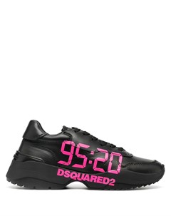 Кроссовки на шнуровке с логотипом Dsquared2